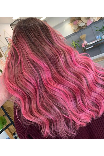 Semi-Permanent Hot Pink Hair Dye - Image 5