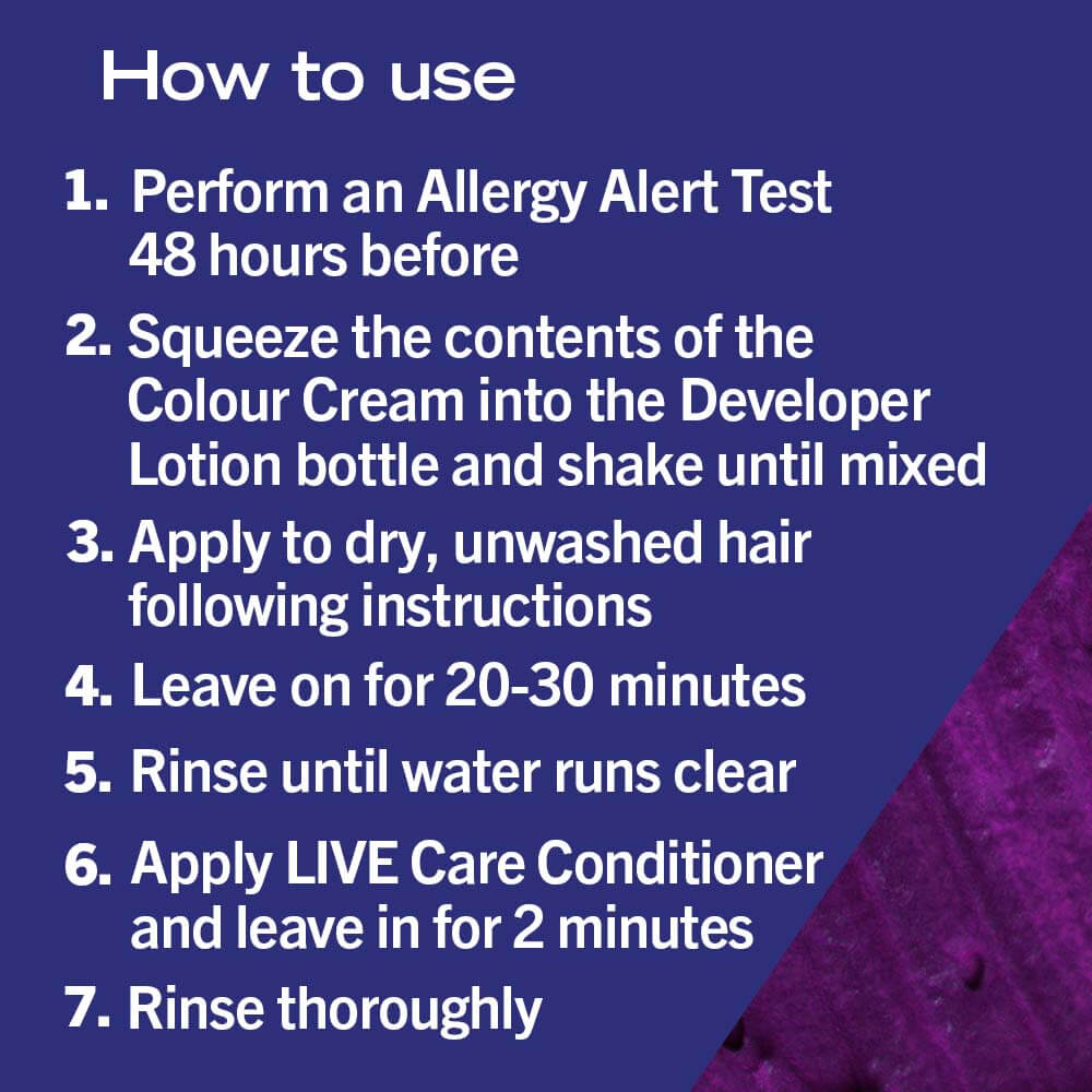 Schwarzkopf Live Intense Colour Permanent Hair Dye U69AMETHYST CHROME - Image 4