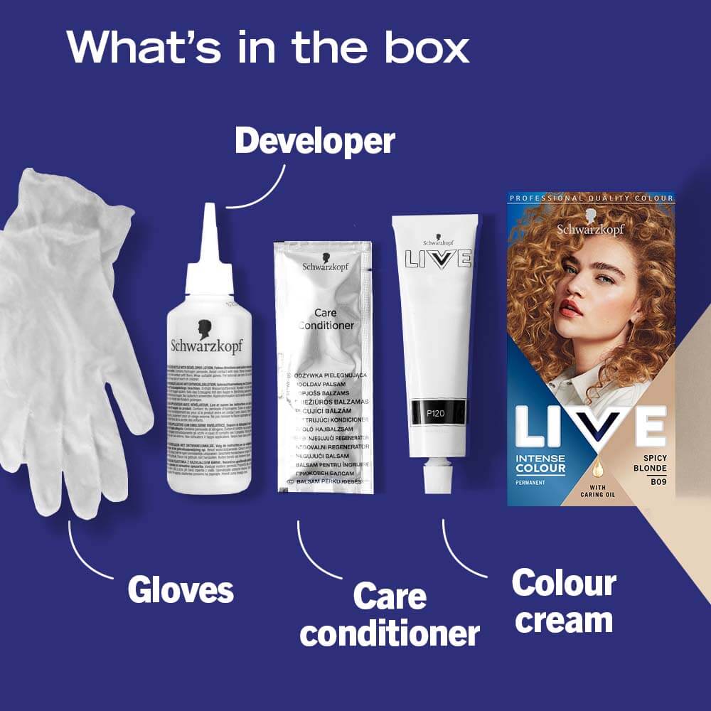 Schwarzkopf Live Intense Colour Permanent Hair Dye B09SPICY BLONDE - Image 6