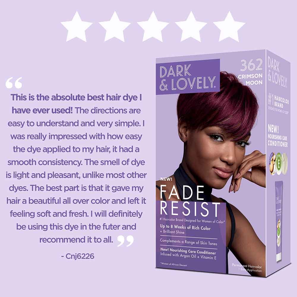 Dark and Lovely Fade Resist Crimson Moon Rich Conditioning Color - Image 7