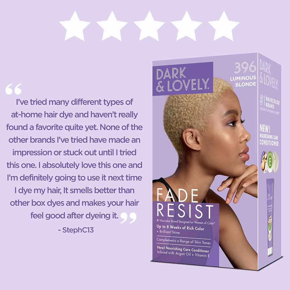 Dark and Lovely Fade Resist Luminous Blonde Rich Conditioning Color - Image 7