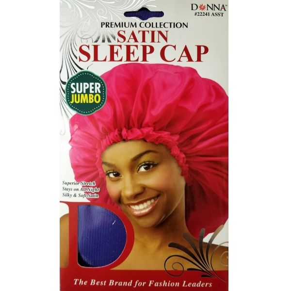Donna Premium Collection Satin Sleep Cap Super Jumbo - Assorted - 22241