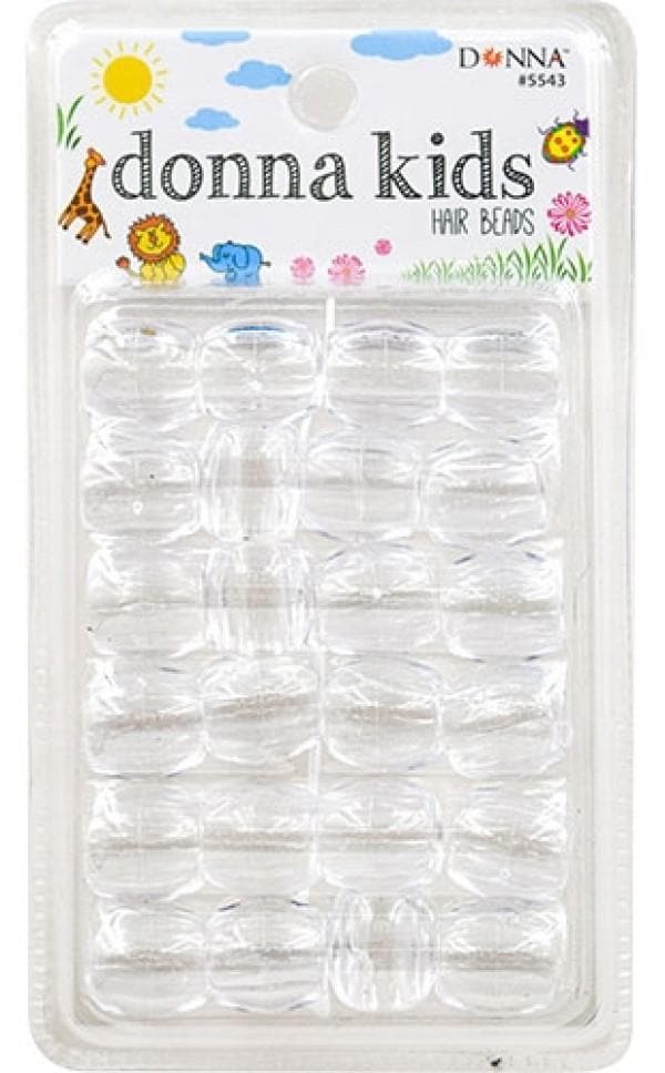 Donna Kids Hair Beads - Clear #5543