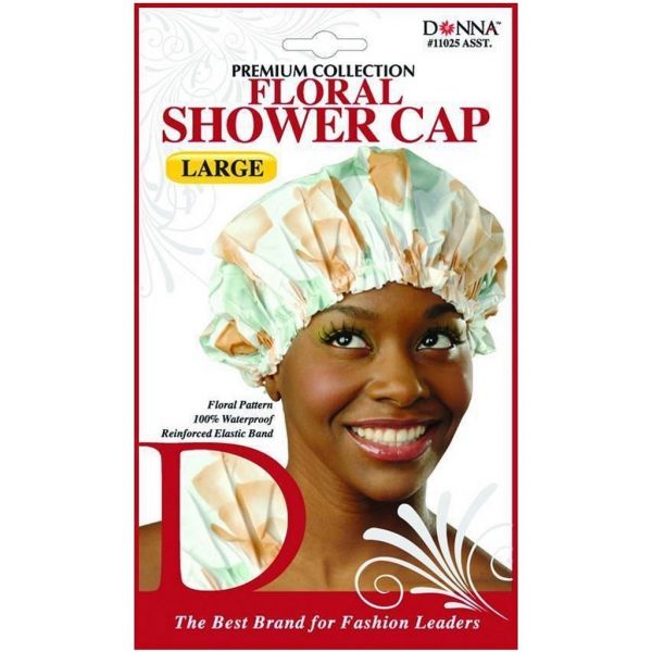 Donna Premium Floral Shower Cap Large - Assorted - 11025/11026