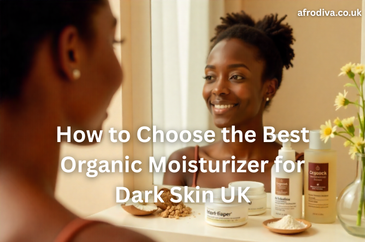 organic moisturizer for dark skin UK